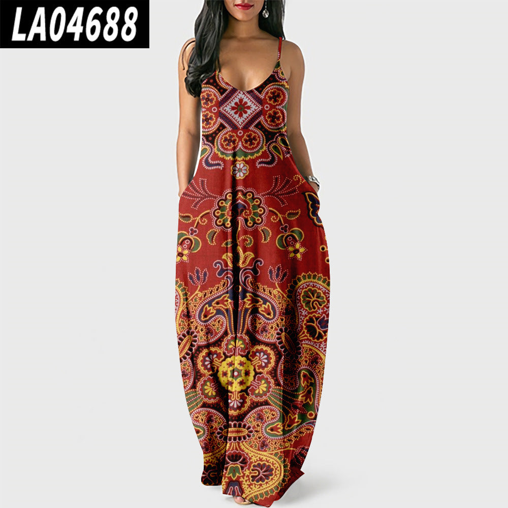 Women's Summer Cool Suspender Dress