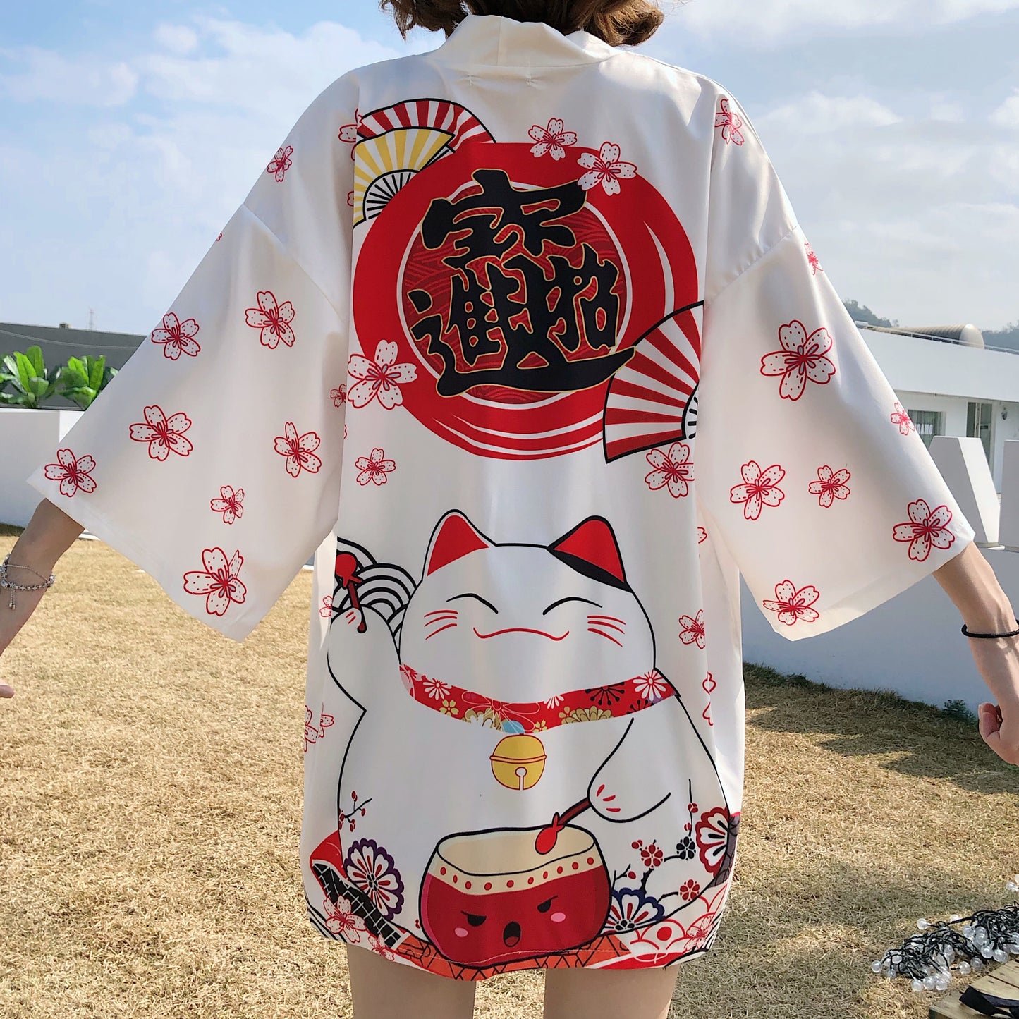Japanese style cardigan kimono haori coat
