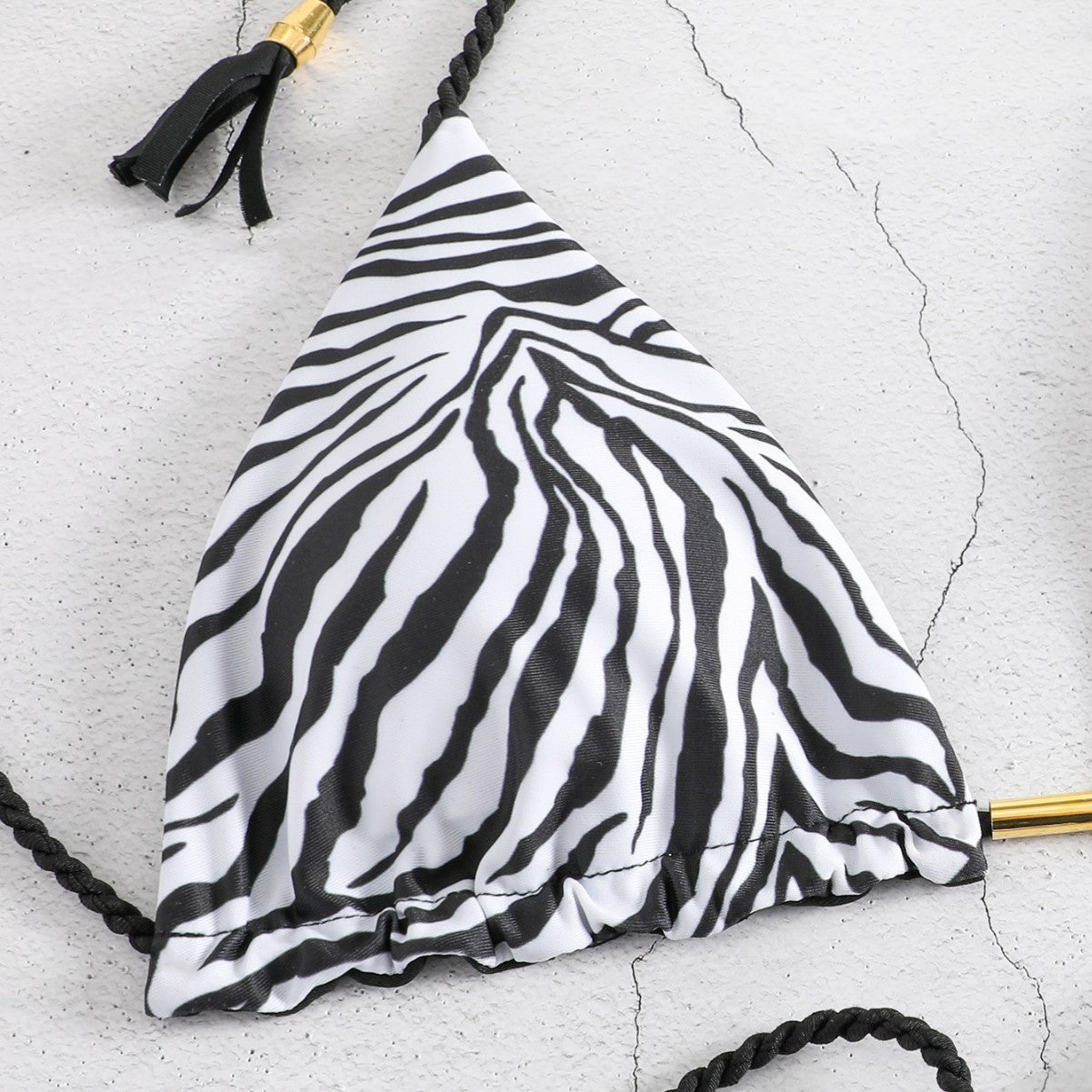 Women's Casual Printed Strappy Tassel Two-Piece Swimsuit