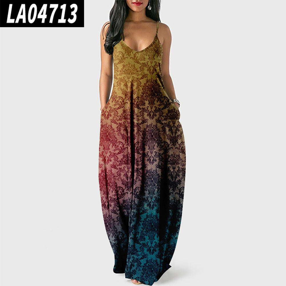 Women's Summer Cool Suspender Dress
