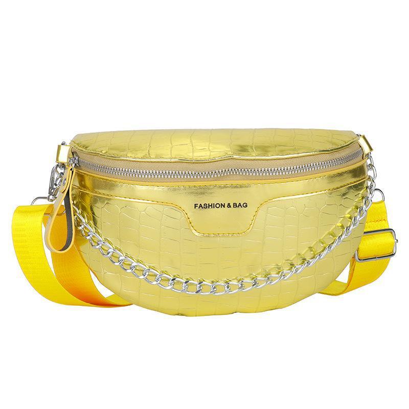 Fashion Crossbody Women Chest Bag Stone Pattern One-shoulder Crossbody Bag All-match Messenger Belt Bags