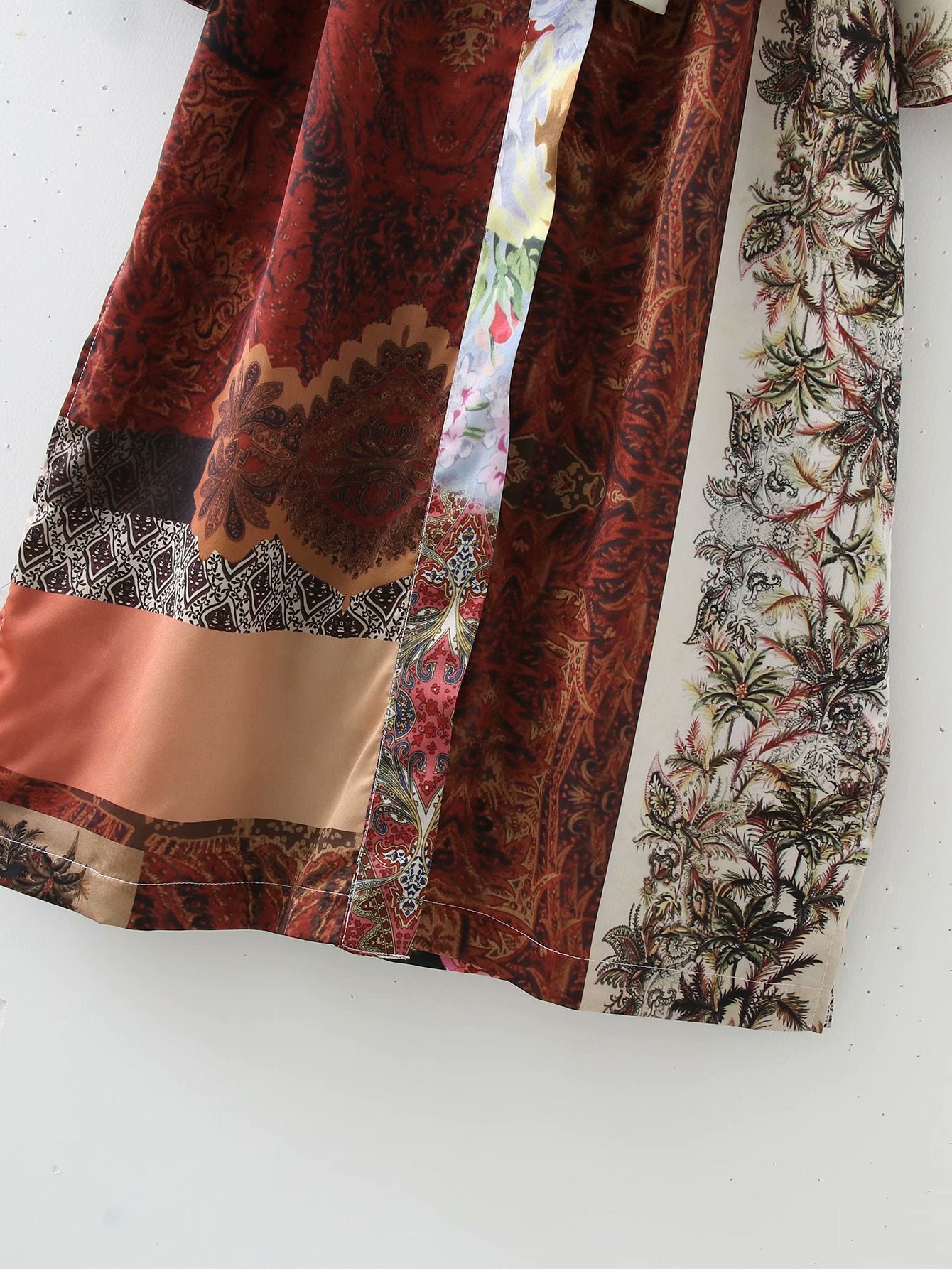 Fashion Ladies Printed Kimono Dress Outer Wear