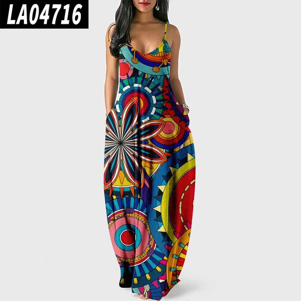 Women's Summer Cool Suspender Dress