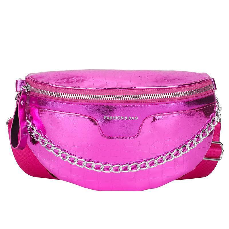 Fashion Crossbody Women Chest Bag Stone Pattern One-shoulder Crossbody Bag All-match Messenger Belt Bags