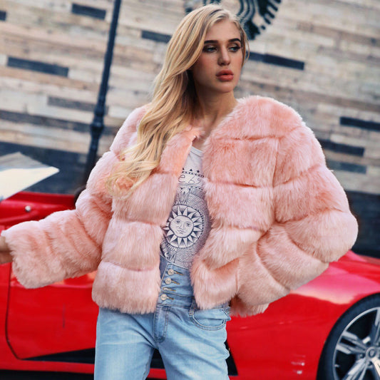 Women's Fall Winter Fashion Short Coat
