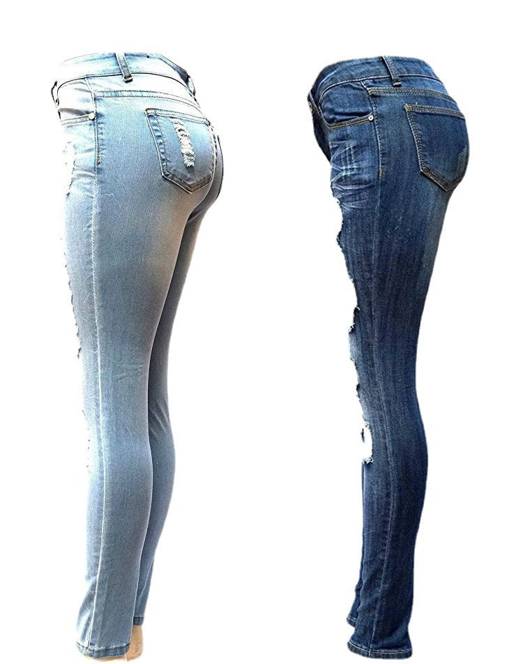 Women Ripped Slimming Jeans
