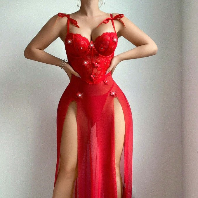 Red Sexy Dress Underwear Women