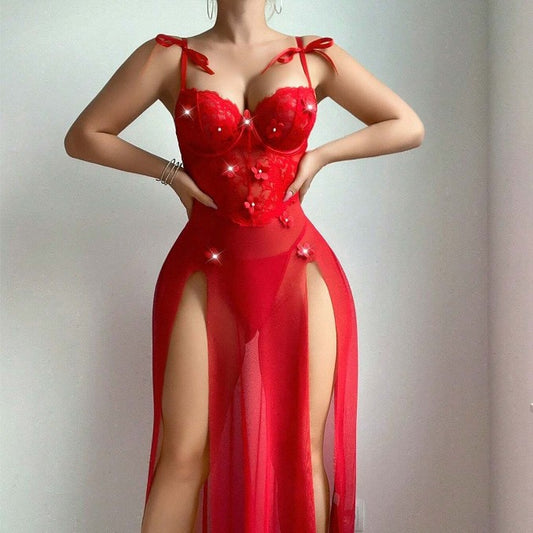 Red Sexy Dress Underwear Women