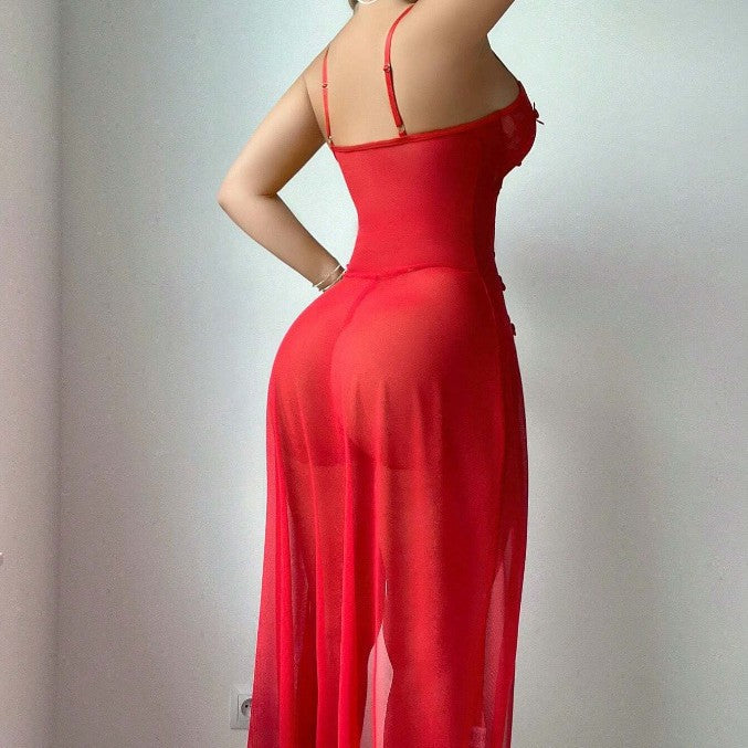 Red Sexy Dress Underwear Women