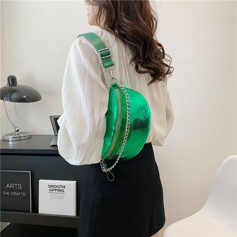 Fashion Crossbody Women Chest Bag Stone Pattern One-shoulder Crossbody Bag All-match Messenger Belt Bags