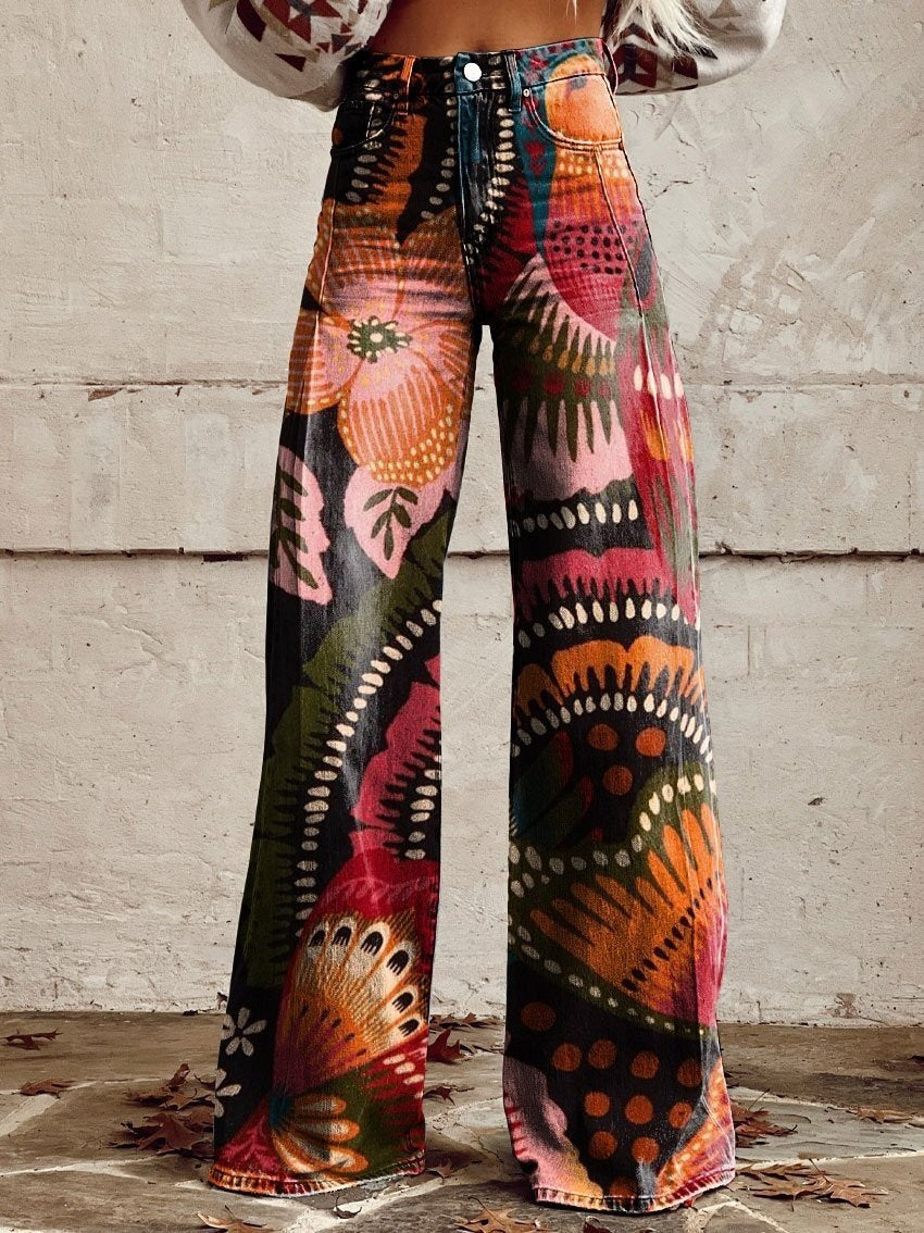 Hot Selling Plus Size Women's Casual Pants Thin Imitation Jeans